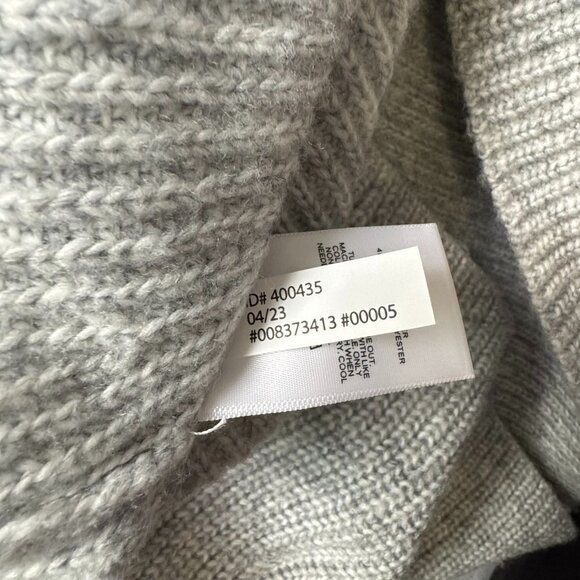 Express Light Gray Soft Sweater Size Large Loose Cozy. Heather - Picture 11 of 11